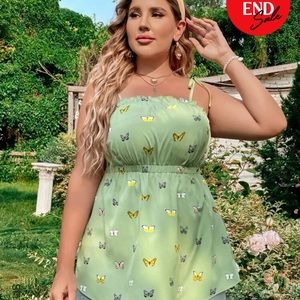 Butterfly Tie Shoulder Cami Top